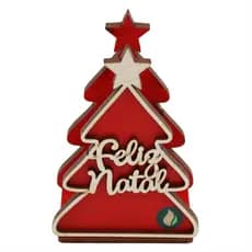 Porta Guardanapos Em Formato De Árvore De Natal MDF Decoração