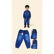 Calça Jogger Jeans Infantil Masculina Premium