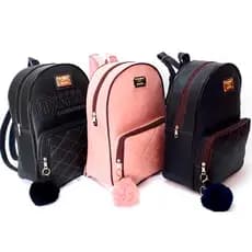 Mochila e Bolsa Feminina de Couro Sintetico de Alta Qualidade Bem Espaçosa Faculdade Trabalho