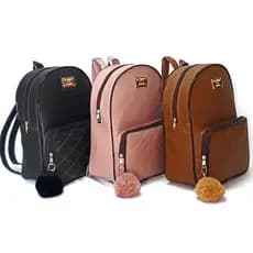 Kit 2 Bolsas Feminina Mochila Couro Atacado