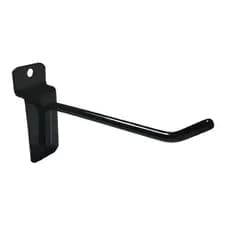 100 ganchos para canaletado 15 cm preto