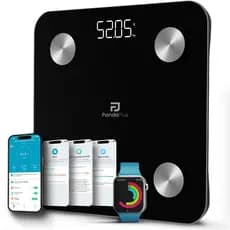 Balança Digital Bioimpedância 180kg Inteligente Bluetooth Smart App IMC Gordura Corporal Panda Plus