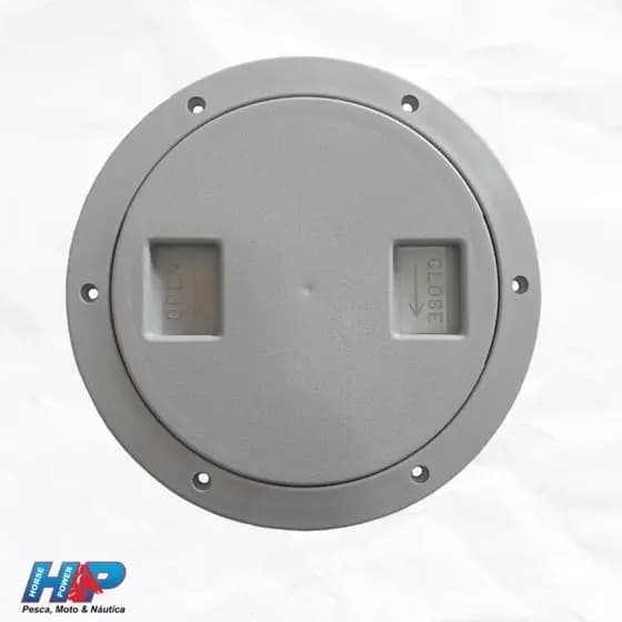 Tampa Inspeção HP 4 Polegadas Cinza