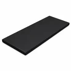 Colchonete Preto Fitness Espuma Alta Densidade | Confortável, Resistente e Antiderrapante | Treino em Casa ou Academia