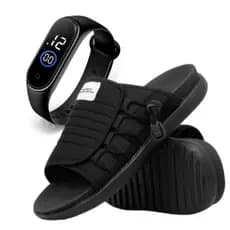 Chinelo Slide Nuvem As 2.0 Confortável e Macio Moda Verão  + Relógio Digital - Envio Imediato