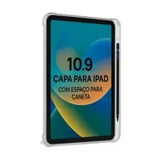 Capa Silicone Transparente Para iPad Air 4 Air 5 Tela 10.9''