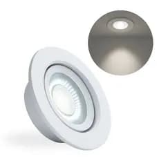 Spot Led Embutir Redondo Branco 7w Crie Construa 9cm 6500k