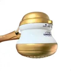 Chuveiro Elétrico Loren Bello 220V 5500W Branco e Dourado