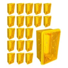 Kit 20 Caixas De Luz 4x2 Embutir Para Tomada Interruptor