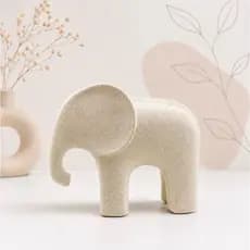 ENFEITE DE ELEFANTE DECORAÇÃO DE RESINA ELEFANTE DE RESINA DECORATIVO