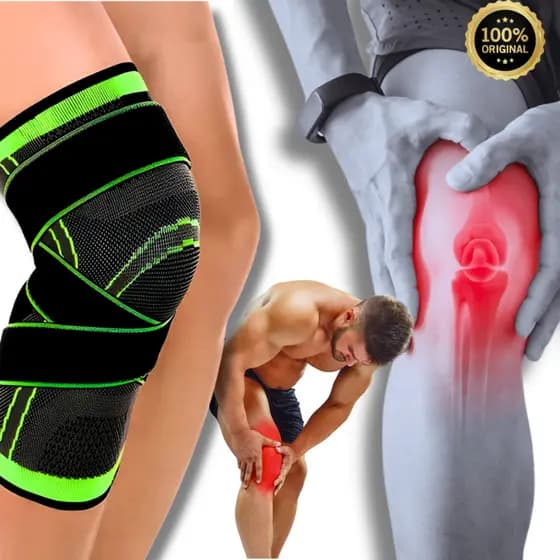 Joelheira de Compressão Ortopédica Fitness Esportiva Ajustável Crossfit Academia