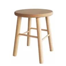 Banco Banquinho Madeira Mdf 26 cm Banqueta Pernas Reforçadas Perna Madeira Pinus Decoração