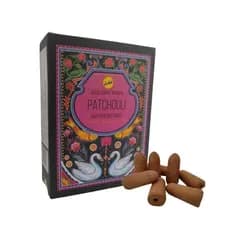 Incenso cone cascata Golden Indian Incenso Indiano Premium Caixa com 10 Cones incenso importado