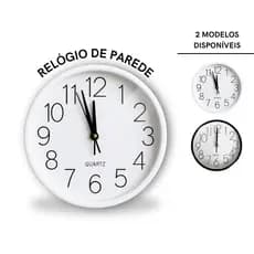 Relógio de parede silencioso  20 cm sala de estar moderno e simples relógio doméstico