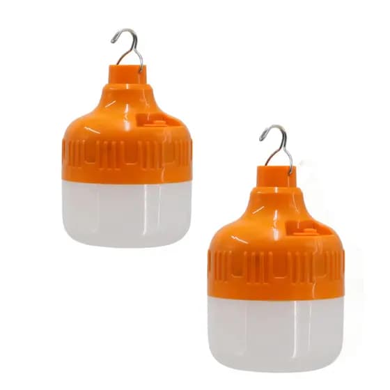 Lâmpada LED de Emergência Recarregável 20W Iluminação Externa Confiável 3 Modos de Iluminação Ambientes Externos Interno
