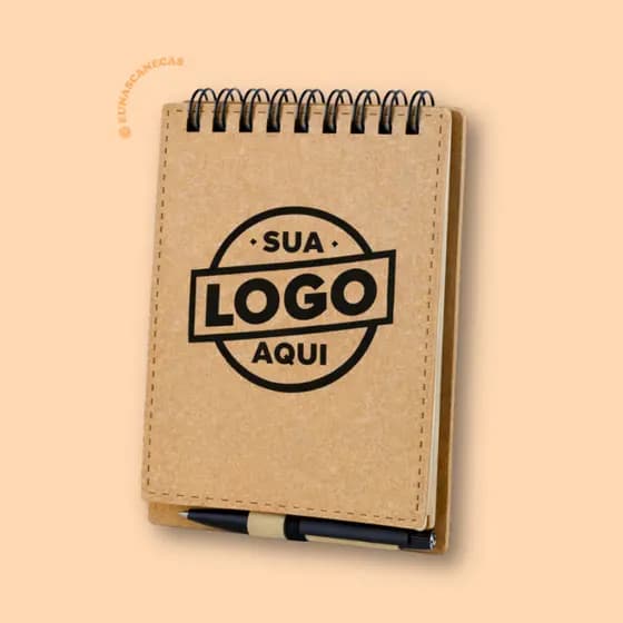 Bloco de Anotação Personalizado - Sua logo aqui [70 folhas].