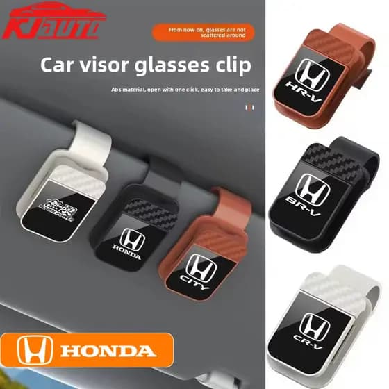 Clipe De Armazenamento De Óculos De Carro Suporte Sol Para Viseira De E Organizador De Recibos Honda City CRV Civic HRV