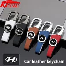 Chaveiro De Carro Hyundai Porta-Chaves De Couro Com Mini Faca Oculta Gancho De Metal Para Accent Creta Santa Fe Tucson S