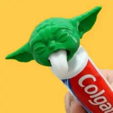 Tampa de Pasta de Dente Yoda