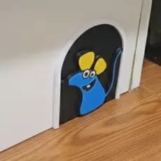 Enfeite Ratinho Castelo Rá Tim Bum - Porta de Rodapé 3D