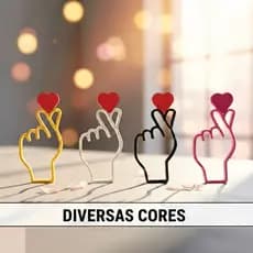Decoração Mãozinha Coração Coreano de Dorama – 10 cm