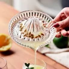 Espremedor de Frutas de Cristal 14x7cm - Lyor vidro