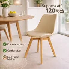 Cadeira de Jantar Tulip Eames Leda Saarinen Resistente Para Cozinha 1 Unidade