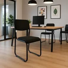 Cadeira de Escritório Office Interlocutor Dakar Assento Estofado 1 Unidade Masterchair