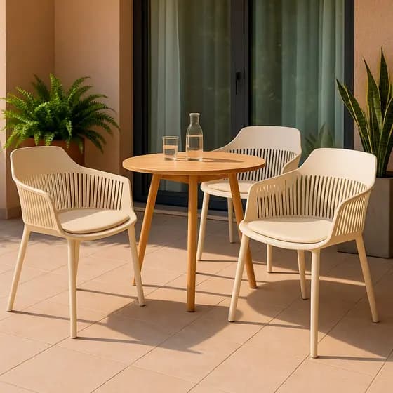 Kit 3 Cadeiras de Jantar Marcela Montreal Design Moderno Decorativo Resistente