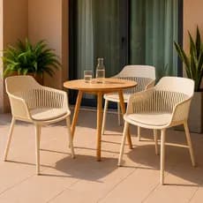 Kit 3 Cadeiras de Jantar Marcela Montreal Design Moderno Decorativo Resistente