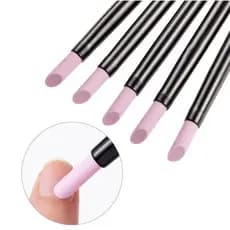 5 Pçs Caneta De Quartzo Removedor De Cutícula Do Prego Empurrador Cuidados Profissionais Unha Polonês Manicure Vara Arqu