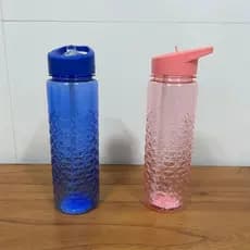 Garrafa de Água com Canudo e Alça - Squeeze Garrafinha de Água