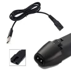 Cabo De Carregamento USB Universal Para Máquina De Cortar Cabelo Elétrica , Carregador De Barbeador , 3.7V-5V