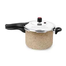 Panela De Pressão Revesti Antiaderente Alegrete 4.5 L Externa Cor Vanila