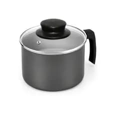 Fervedor Leiteira 1,2L Antiaderente Teflon c/ Tampa de Vidro