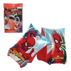 Kit Boia spiderman de Braço Boia Circular Marvel Disney Homem Aranha Piscina Praia viagem