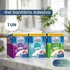 Gel Adesivo Sanitário Novo Frescor 7g com Aplicador Higiênico – Original