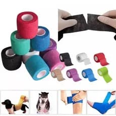Bandagem Elástica Autoadesiva Flexível Multiuso Curativo Pet LR-0322