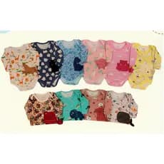 Kit Com 3 Body manga longa Suedine Bordado Pet Estampado Alta Qualidade