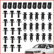 Parafusos Do Corpo Carro Push-Tipo Retentor Clipe Kit Ferragem Automotiva Pára-Choques Clipes Escudo xurit3br
