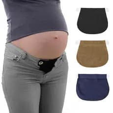 Extensor De Cintura Para Calças De Maternidade | Extensores De Botão Calça De Tecido Ajustável Elástica Homens Gordos ,