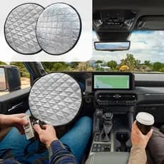 Capa Para Proteção Solar Do Volante Carro , Bloco Protetor De Isolamento Térmico À Prova De Sol , Luz Direta , Automátic