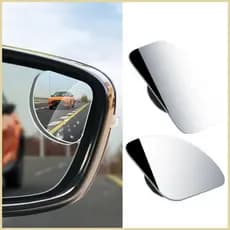 Espelho Convexo Para Carro , Auxiliar Retrovisor , Grande Angular , Design Ajustável , Eliminador De Ponto Cego jarekbr