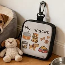 Cão Deleite Saco Portátil Dispensador De Comida Pet Filhote De Cachorro Treinamento Bolsa Para Acampamento Ao Ar Livre C