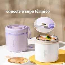 marmita eletrica 220v lancheira térmica infanti eletrica bivolt lancheira marmita marmita de carregamento USB