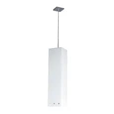 Pendente Acrílico Cristais Ancona 20x20x80cm 1xE27 D&D Iluminação Branco