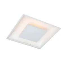Luminária Plafon de Embutir Rebatedor Alumínio 25x25cm Halopin 4xG9 D&D Iluminação Branco