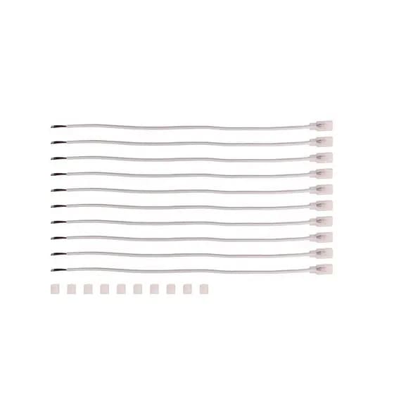 Acessório Para Fita de LED 2835 Rabicho P/Fita 240LED/M, 8A Plástico Branco - Nordecor 7263