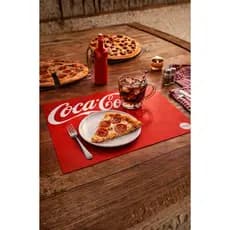 Lugar Americano Coca-Cola Retangular 43cm Vermelho Mesa Posta