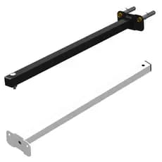SUPORTE REFLETOR BASE RETA BRAÇO 40 cm